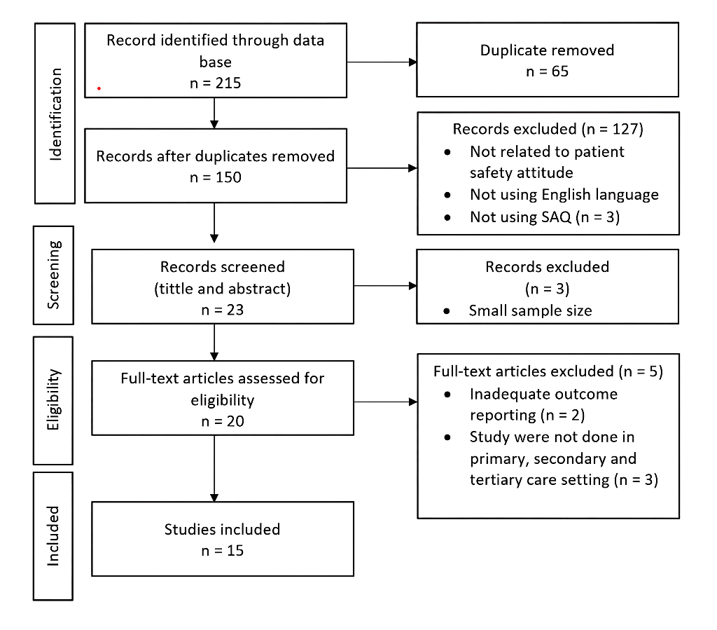 FIGURE 1: Workflow diagram (PRISMA)