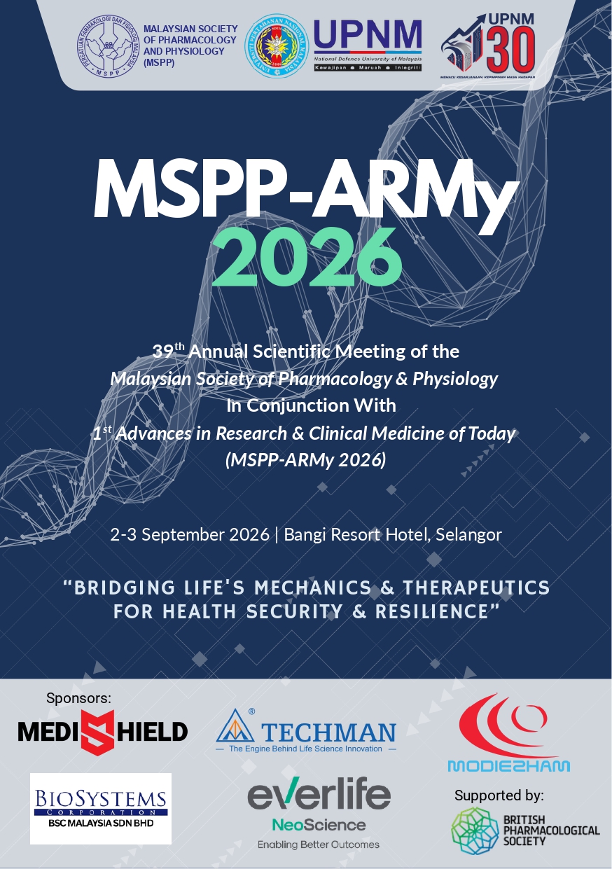 39th Annual Scientific Meeting MSPP 2026 in conjunction with ARMY Conference